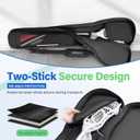 Himal Outdoors Lacrosse Stick Bag with 2 Sticks Holder, Oxford Lacrosse Bag for Men and Women, Zipper Pocket & Cooler Pouch and Padded Handle Strap (Deep black)