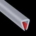 Rubber Edge Trim, Flexible Edge Trim for Sharp Edge, 1/4" U Channel Edge Protector, Self Adhesive Edge Guards for Plywood, Glass, Flexiglass and Sheet Metal Parts, 20Ft, Grey Color (Gray)