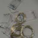 4-Pack Fairy Lights Battery Operated with Timer, Waterproof 16FT 50 LED String Lights Indoor Outdoor, Cuttable Starry Fairy Lights for Home Bedroom Classroom Dorm Wedding Christmas Decor (Warm White)