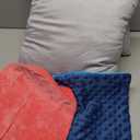 Kigley 2 Pack Vibrating Sensory Pillows for Kids, 12 x 12,Red,Blue | Back To School Gift, Sensory Pillow for Adults, Pressure Activated, Soft Raised Dots, Classroom And Travel, Autism Acceptance