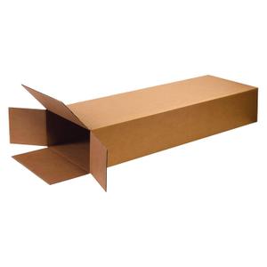 BOX USA Moving Side Loading Boxes Large, 18"L x 6"W x 45"H 5-Pack | Corrugated Cardboard Box for Packing, Shipping and Storage, Kraft