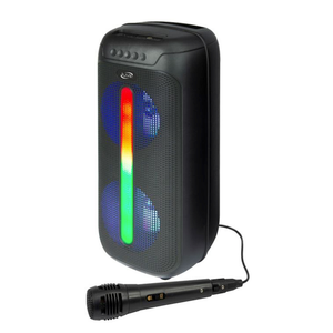 iLive "Jam Time" Wireless Speaker System with LED Lights and Mic (ISB293B)