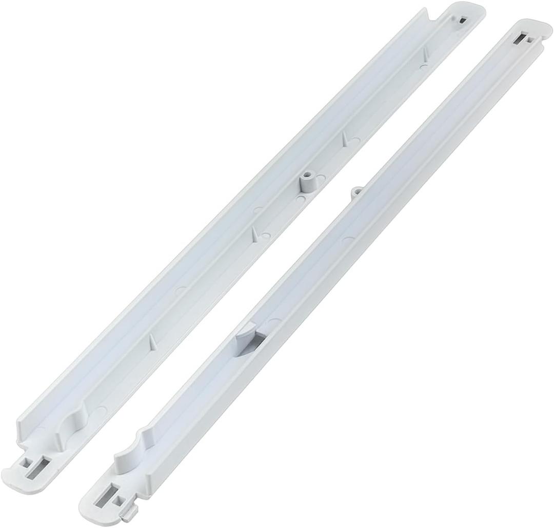 UPGRADED 240365401 & 240356501 Refrigerator Meat Pan Hangers (Left & Right) - Compatible with Frigidaire & Kenmore Refrigerators  Replaces: EA430245, PS430245, 891310, AH430245, 891216