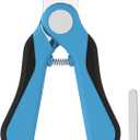 Swihauk Heavy Duty Dog Nail Clippers and Trimmers, Professional Pet Nail Clippers with Nail File for Dogs Cats Small Animal, Claw Clippers with Safety Guard to Prevent Over-Cutting, Blue