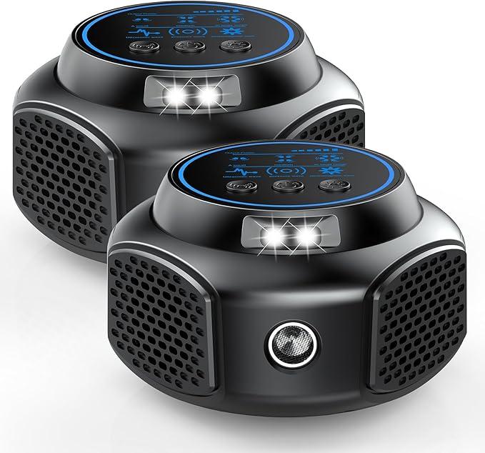 Ultrasonic Mouse Repellent Plug in, Indoor Pest Rodent Control for Mouse Mice Rat Squirrel, Electronic Repelling Device Mouse Traps for House Kitchen Garage 2 Pack