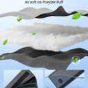 REEVAA 2025 Upgrade Car Seat Belt Cover Pad, Seat Shoulder Strap Pads, Seatbelt Covers for Women Man Adult & Kid, Car Accessories,14.5in, 2 PCS, Grey (Gray)