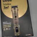 Ufree Beard Trimmer for Men, Electric Razor Shavers, Cordless Hair Clippers, 7 in 1 Beard Grooming Kit for Mustache, Body, Nose and Facial, Gifts for Men (Black)