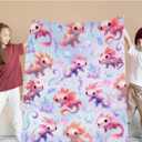 Cute Axolotls Blanket Gifts for Girls Boys Kids Axolotl Lovers Swaddle Children - Super Soft Warm Fuzzy Cozy Lightweight Plush Throw Sheet for for Room Newborn Crib Nap Couh Sofa Home Car - 40" X 50"