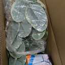 GarveeHome Fiddle Leaf Fig Tree Artificial Indoor, 7 ft Tall Faux Rubber Tree with Sphere Planter, Tall Artificial Plants with Moss for Home Decor Office Living Room (Green)