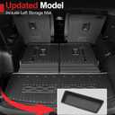 Cargo Mat with Backrest Mat for 2017-2023 GMC Acadia All Weather Black TPE Cargo Liner for GMC Acadia Denali Accessories 2023 2022 2021