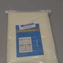 NANAN Tier Curtains, Waffle Weave Textured Short Curtain for Bathroom Waterproof Window Covering Kitchen Cafe Curtains - 30" x 45", Ivory, Set of 2