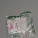 Handmade Press on Nails  Medium Almond,Artificial Acrylic Nails Blue French Tips Stick on Nails 3D Pearl Fake Fingernail Summer False Nails for Women Manicure 10 Pcs (Size M)