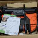 TIECTOWN 2026 Upgrade 16-Inch 15.5A Electric Dethatcher & Scarifier, Orange