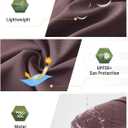 baleaf Men's Hiking Pants Ripstop Lightweight Cargo Waterproof Travel Pants Quick Dry with Zip Pockets UPF 50+ Work (L)