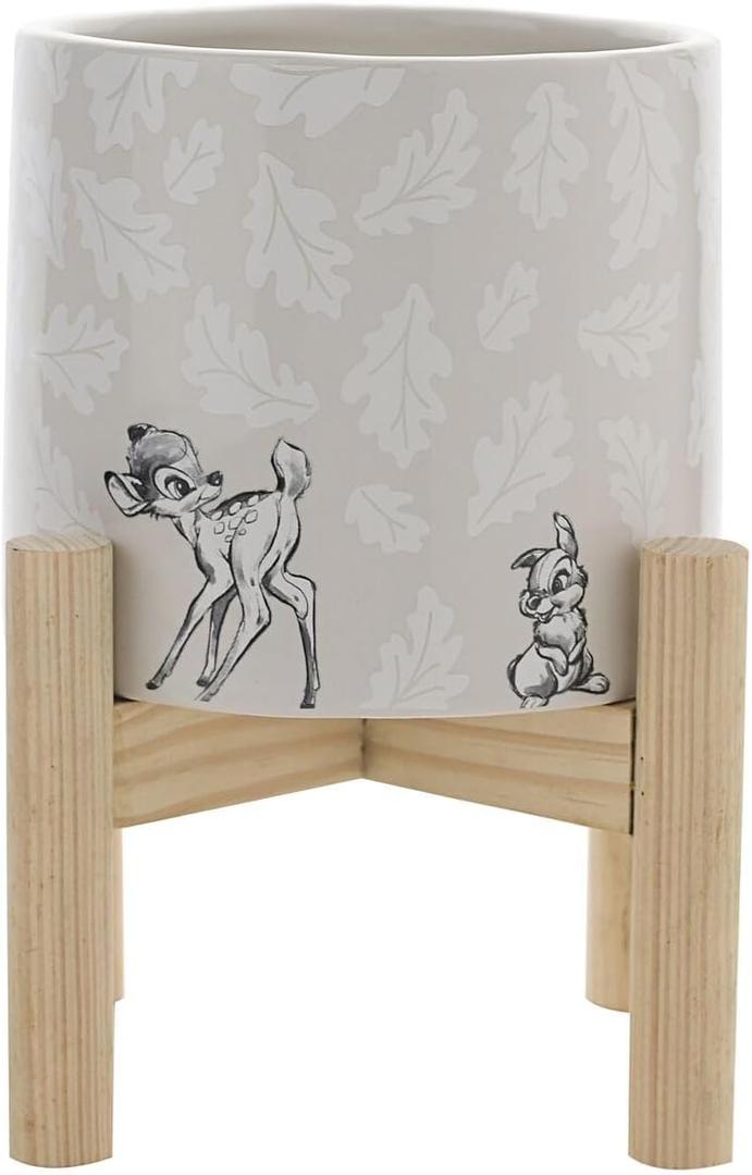 Disney Home - Forest Friends Bambi Indoor Medium Planter On Stand