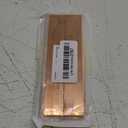 Tandefio 2 Pieces C110 Copper Flat Bar 3/8" x 1" x 6" Long Copper Bus Bar Stock for Jewelry Crafts Repairs Electrical Electroplating