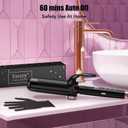 Farery 2 inch Curling Iron for Long Hair, Lightweight Large Barrel Curling Iron 50mm, Curling Wand Infused Argan Oil & Keratin for Bouncy Big Curls, 9 Temps Digital Display & Lock Key, Fast Heated