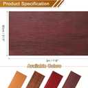 uxcell Wood Grain Contact Paper 31.5"x118" Self-Adhesive Wallpaper Waterproof Wood Peel and Stick Countertops for Home Kitchen Countertop Cabinet Bathroom, Red Brown