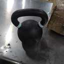 Yes4All Powder Coated Kettlebell, Cast Iron Core Kettlebells with Non-Slip Handle & Flat Bottom for Conditioning, Heavy Duty for Strength Training, 9lb to 71lb - Single & Pair (Light Green)