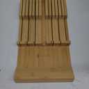 Utoplike in-Drawer Knife Block Bamboo Kitchen Knife Drawer Organizer, Handle Steak Knife Holder Without Knives, Fit for 12 Knives and 1 Sharpening Steel (Knives Not Included)