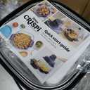 Ninja Crispi 4-in-1 Glass Air Fryer | 450F | Non-Toxic | 4QT & 6-Cup Glass Containers w/Lids | Microwave, Freezer, Dishwasher Safe | Max Crisp, Air Fry, Bake, Recrisp | Cyberspace Gray, FN101GY