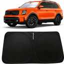 Windshield Sun Shade for Kia Telluride 2020-2025 Accessories, Car Front Window Sun Visor & Heat Shield | 240T Sunshade Protection Blocks UV Rays