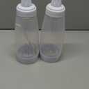 stochastic box 2 Packs of Pancake Batter Dispenser with Blender Balls, Equipped with Silicone Spatula Pancake Mixer Bottle, Kitchen Batter Squeezer Bottle Suitable for Cupcakes, Pancakes, Muffins