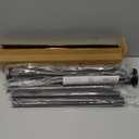 Bronze Shower Curtain Rod Tension 30 to 80 Inch,1 Inch Diameter Adjustable Tension Curtain Rod No Drilling,Shower Rods for Bathroom,No Rust