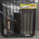 Cumbor 29.7-46" Baby Gate for Stairs, Mom's Choice Awards Winner-Auto Close Dog Gate for The House, Gifts for Mom, Easy Install Pressure Mounted Pet Gates for Doorways, Black