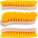 Pack of 3  Hard Bristle Scrub Brush  Stiff Brush for Cleaning, Heavy Duty Utility Hand Brush Set for Indoor and Outdoor, Nylon Scrubbing Brush