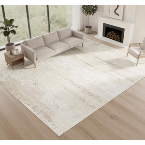 Washable Rugs 2×3 Area Rugs for Living Room- Modern Abstract Rugs for Bedroom,Dining Room, Large Soft Low Pile Carpet with Non Slip Rubber Backing,Neutral Accent Nursery Rug(Light Brown Beige)
