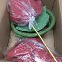 2 Pcs 4.6 ft Valentine Giant Red Rose for Decorations Huge Artificial Flower Jumbo Rose Prop for Valentine Wedding Home Decor Anniversary Birthday Background Shop Window Display Photography