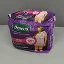 Depend Night Defense Adult Diapers, Incontinence & Postpartum Bladder Leak Underwear for Women, Disposable, Overnight, Medium, Blush, 15 Count