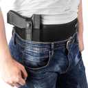 Belly Band Holster for Concealed Carry, IWB Gun Holsters for Men Women, Most Comfortable Waistband Handgun Carry with Magazine Pouch, One Holster Fits Most Pistols & Revolvers, BONUS Movable Mag Pouch, 5 inches wide x 44.5 inches long