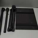 Projector Stand Tripod Adjustable, Laptop Height from 23.5 to 46.5 inches with Gooseneck Phone Holder, Floor for Office, Home, Stage, Studio, DJ Racks Holder Mount, 23.5inch-46.5inch (Black)