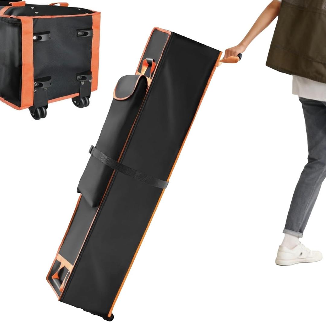 10x10x62 Inch Tent Bag Replacement Part, Made with 800D Waterproof Oxford Fabric, Features Handles & Roller Wheels for Easy Transport, Durable Canopy Carrying Bag Designed for 10x10 Pop-Up Tents