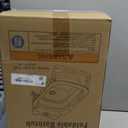 Baby Bathtub, Collapsible Newborn Bathtub for Infant to Toddler 0-24 Months with Soft Cushion and Thermometer,Portable Travel Newborn Tub with No-Slip Feet, Baby Shower Gifts,Grey