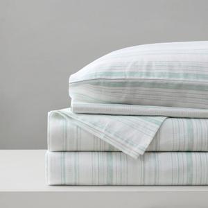 Comfort Spaces 100% Cotton Sheet Set Breathable, Lightweight, Soft with 12" Elastic Pocket Fits up to 14" Mattress, All Season Cozy Bedding, Matching Pillow Case, Twin Good Vibes 3 Piece