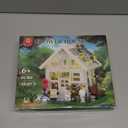 Girls Flower House Building Sets Compatible with Lego Friends Sets for Girls 8-12, Greenhouse Building Toys with LED Lights, Garden House Model, Christmas Holiday for Friends Kids Adults (484pcs)