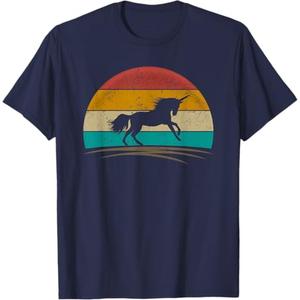 Unicorn Shirt Retro Unicorn Mythical Creature Unicorn Lover T-Shirt. Size M