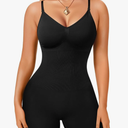 Irisnaya Women Slimming Bodysuits Shapewear Tops Tummy Control Body Shaper Spaghetti Strap Camisole Leotards Bodycon Jumpsuit, Size 3XL