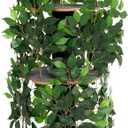 Cat Tree Scratching Post for Climbing, Hiding and Sleeping - Cat Tower for Indoor Cats with Interchangeable Leaves - Multilevel, Easy to Assemble - Pet-Safe Materials, Durable and Sturdy Construction