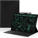 LCD Writing Tablet for Adults: 11.5 inch Full Screen Drawing Tablet Reusable Erasable Digital Notepad with Hall Switch and Tablet Case for Gift Birthday