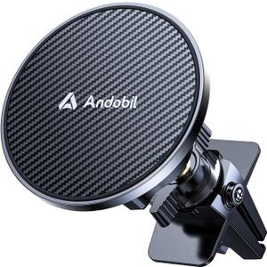 andobil Magnetic Phone Holder for Car Vent Suitable for iPhone 16/15/14 Grey