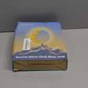 Sunrise Alarm Clock, White Noise Machine & Meteor Moonlight - 10 Soothing Sounds, Dual Alarms, 30/60/90min Timer, Easy Snooze - Bedroom Gift for Insomnia Adults/Women - White