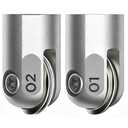 LOPASA Single & Double Scoring Wheels Replacement Blade for Maker 4, Maker 3, Scoring Accessories Tool (01 and 02)