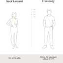 2 x 2 Pack Crossbody & Neck Phone Strap, Customizable Neck Strap with 0.5mm Removable Phone Tab, Hands-Free Holder for Phones, Earphones, Badges & Keys (Black+Black)