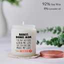 Bonus Mom Gifts- Mother in Law, Stepmom irthday Christmas Mothers Day Gifts- Funny Best Candle Gift Ideas for Adopted Mom from Daughter Son