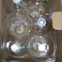 Hizashi Edison Bulbs 40 Watt LED Dimmable, E26 LED Bulb 2700K Warm White, ST58/ST19 Vintage Light Bulbs, UL Listed, 4W 450lm 95+CRI E26 Base, Clear Glass, Pack of 6