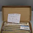 Ravinte 10-Pack 10-Inch Solid Square Cabinet Pulls - Champagne Bronze Handles for Kitchen Cabinets & Drawers